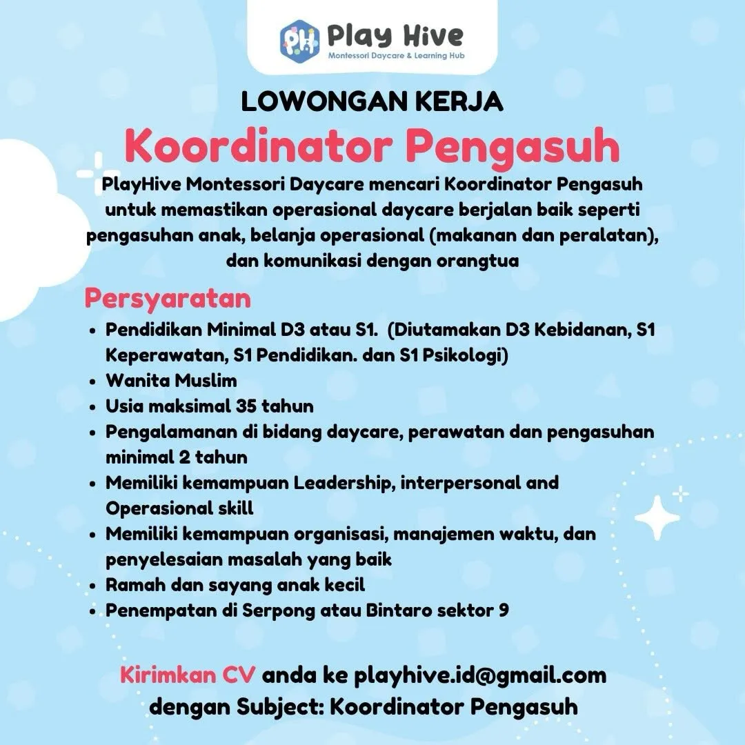 Logo PlayHive Montessori Daycare & Learning Hub