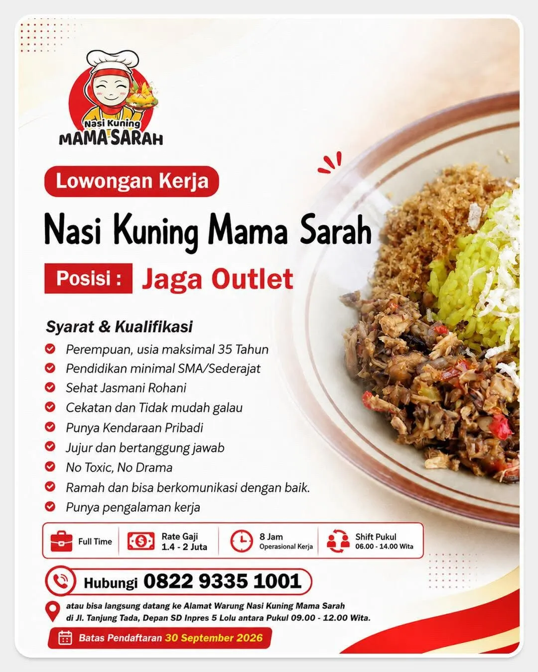 Logo Nasi Kuning Mama Sarah