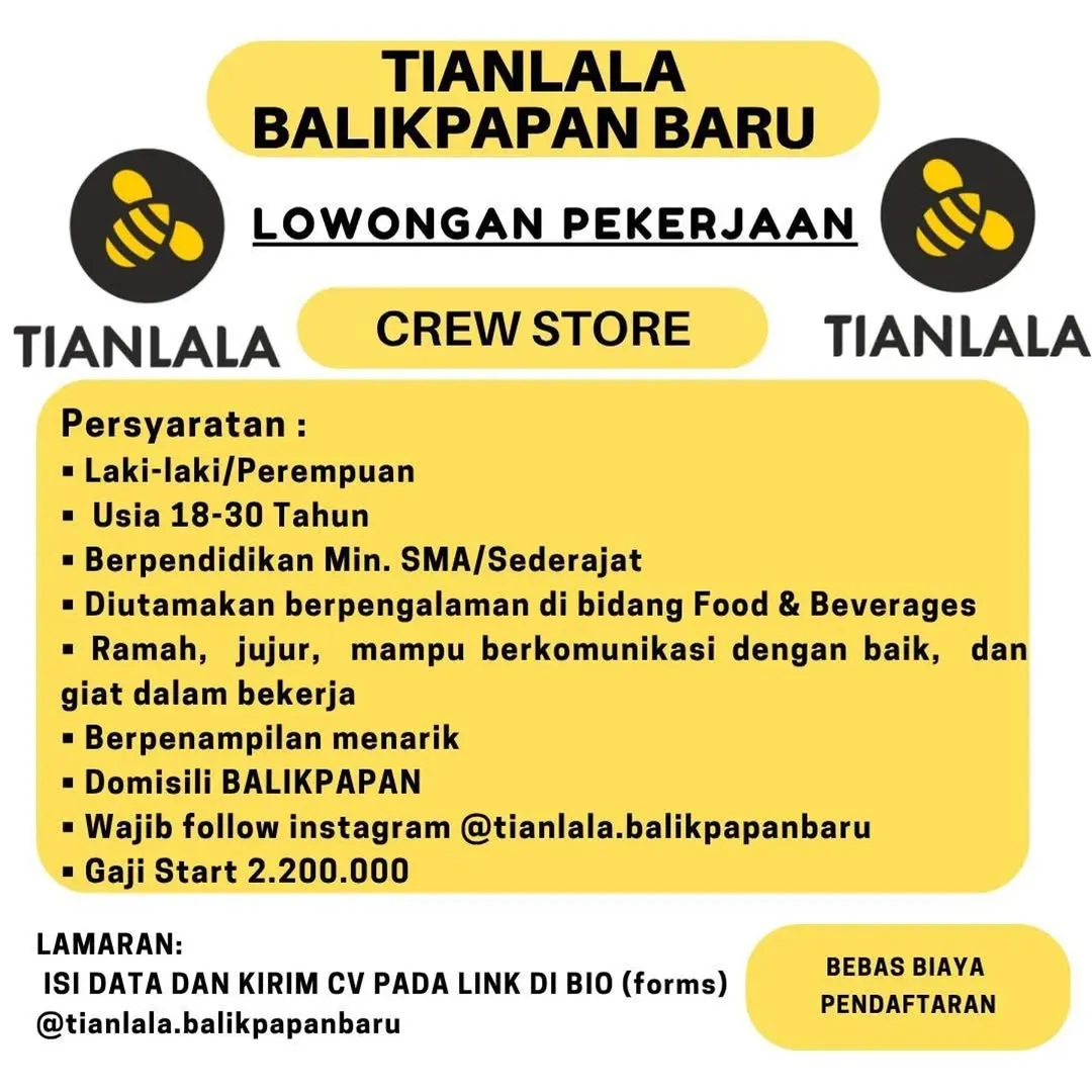 Logo TIANLALA BALIKPAPAN BARU