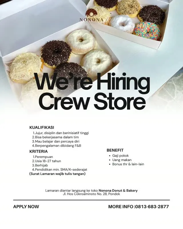 Logo Nonona Donut & Bakery