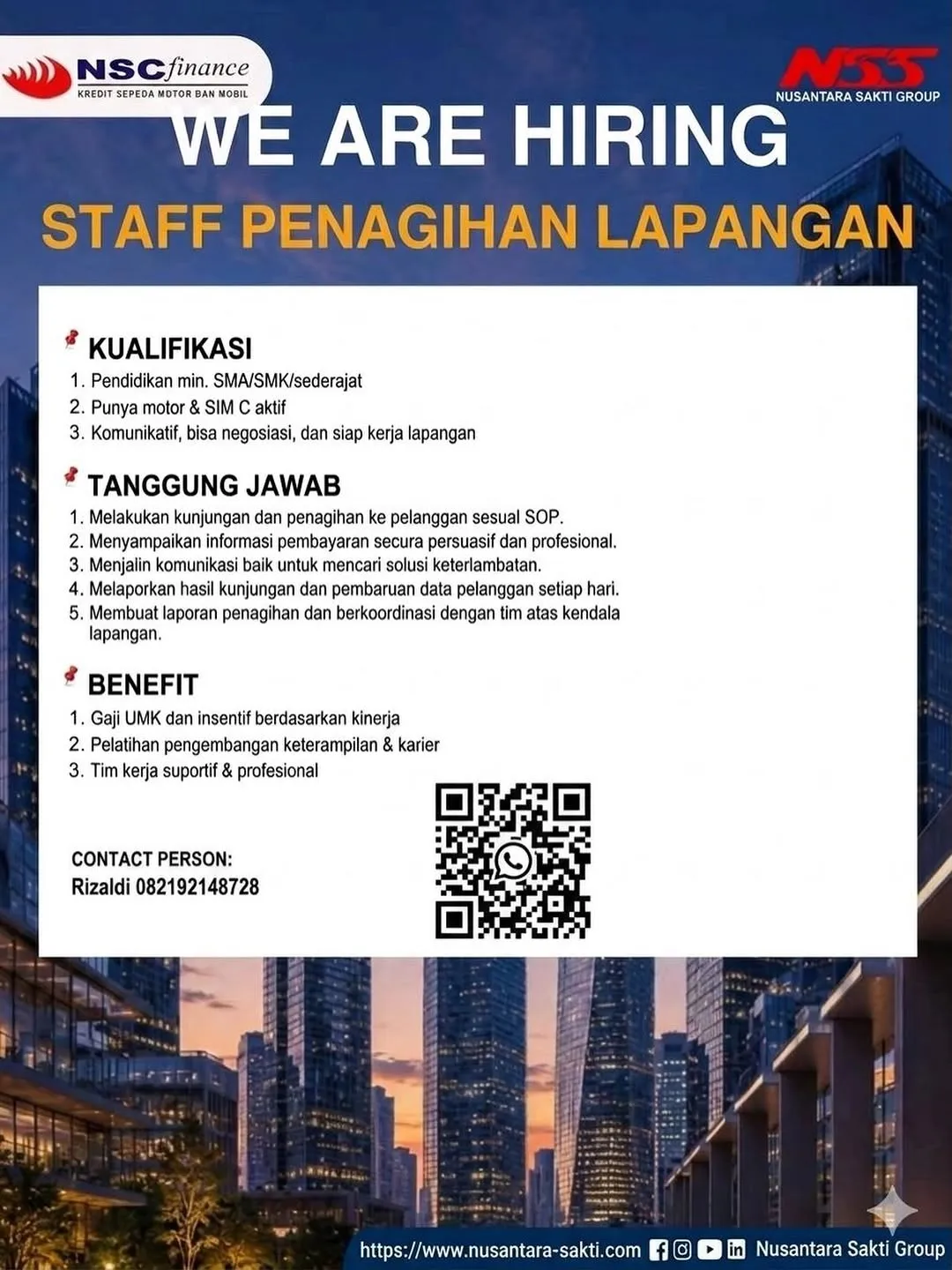 Logo NSC Finance / Nusantata Sakti Group