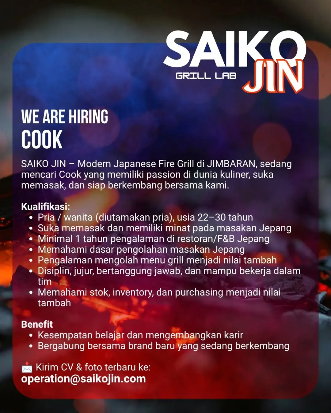 Logo Saiko Jin Grill Lab