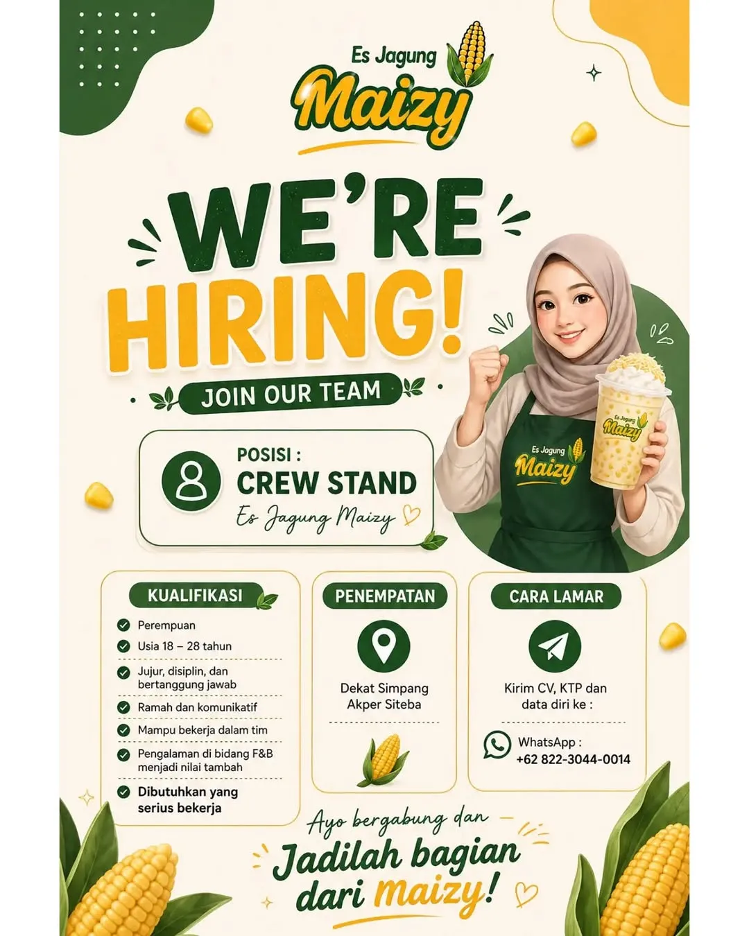 Logo Es Jagung Maizy