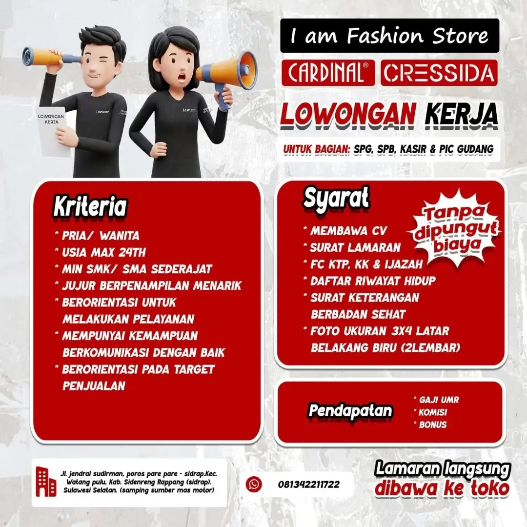 Logo I am Fashion Store Cardinal Cressida