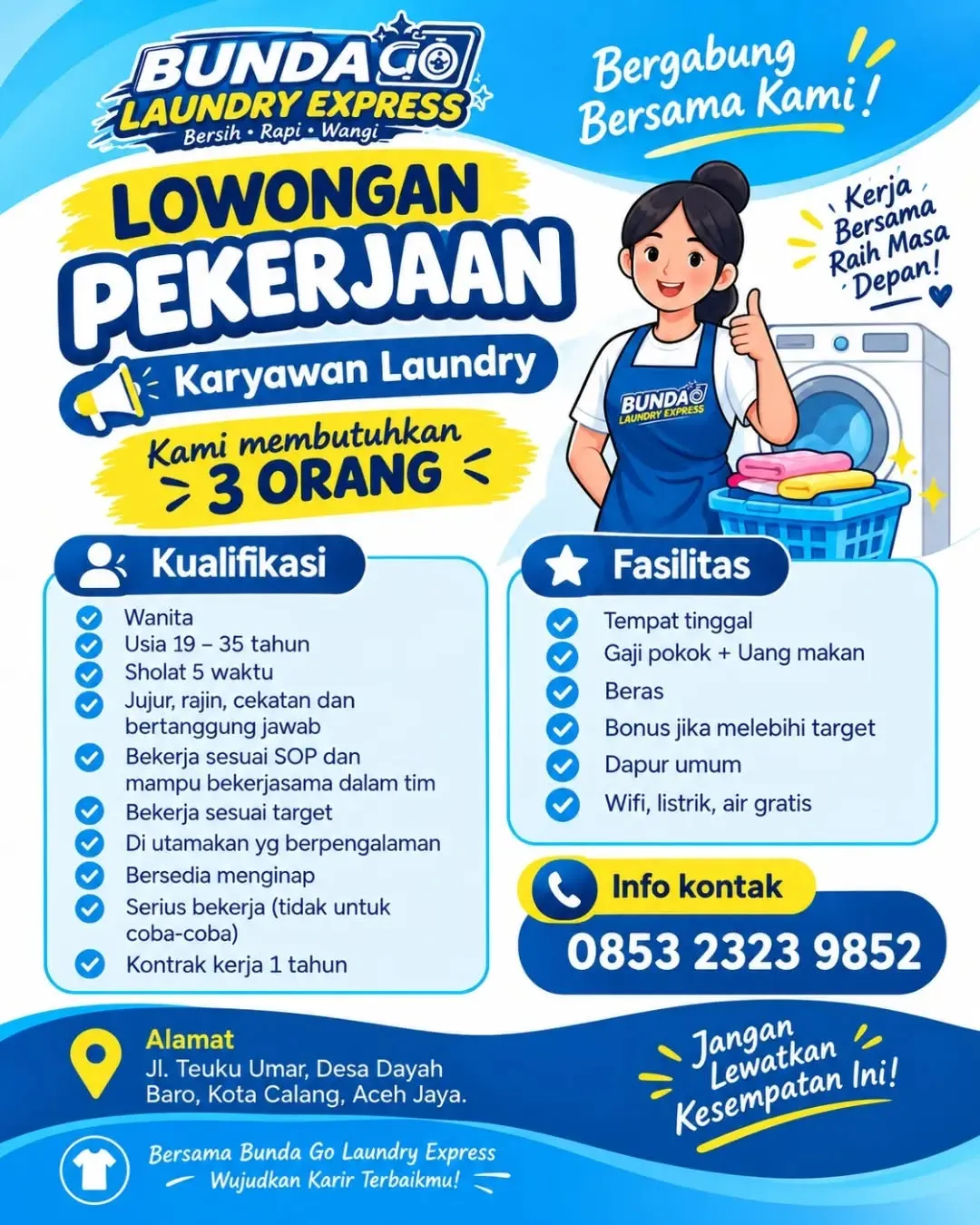 Logo Bunda Go Laundry Express