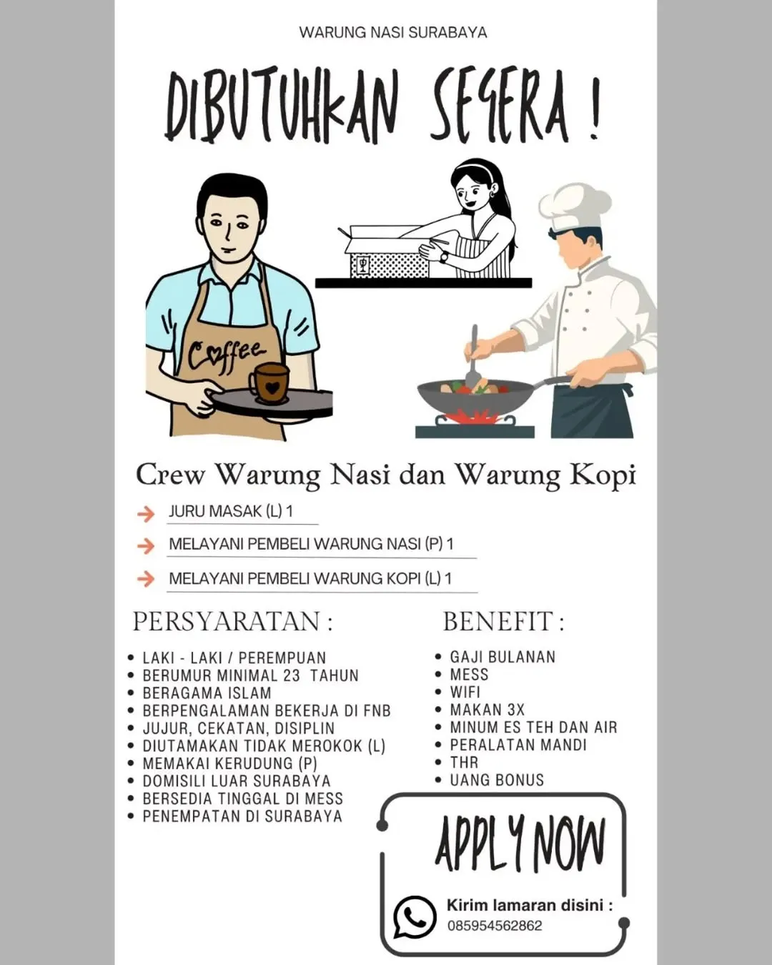 Logo Warung Nasi Surabaya