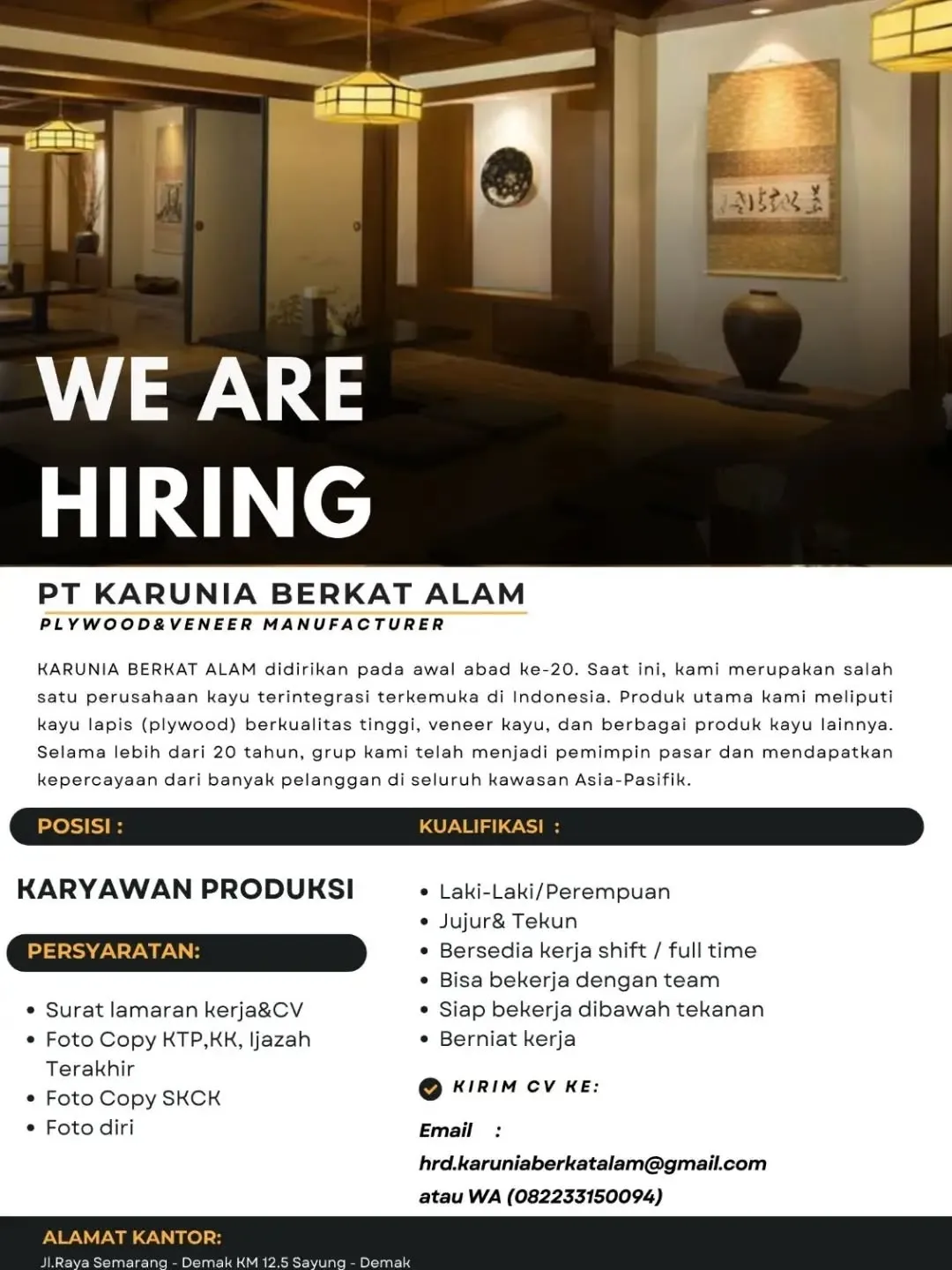 Logo PT Karunia Berkat Alam