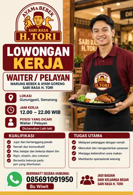 Logo Ayam & Bebek Sari Rasa H. Tori