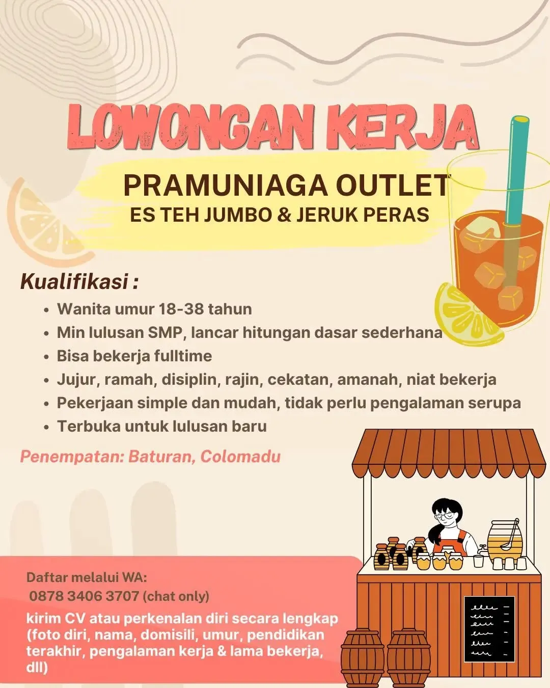 Logo Es Teh Jumbo & Jeruk Peras