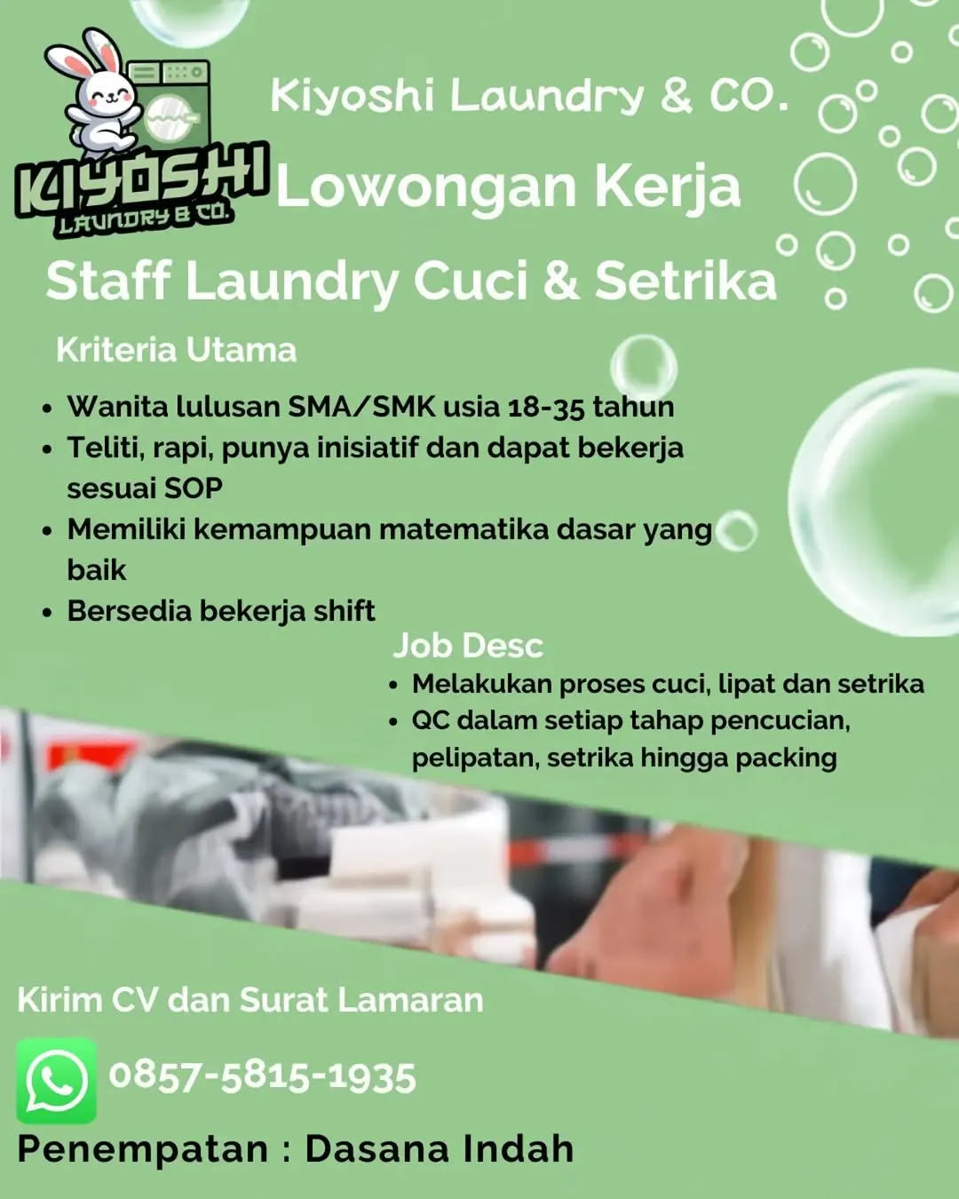 Logo Kiyoshi Laundry & CO.