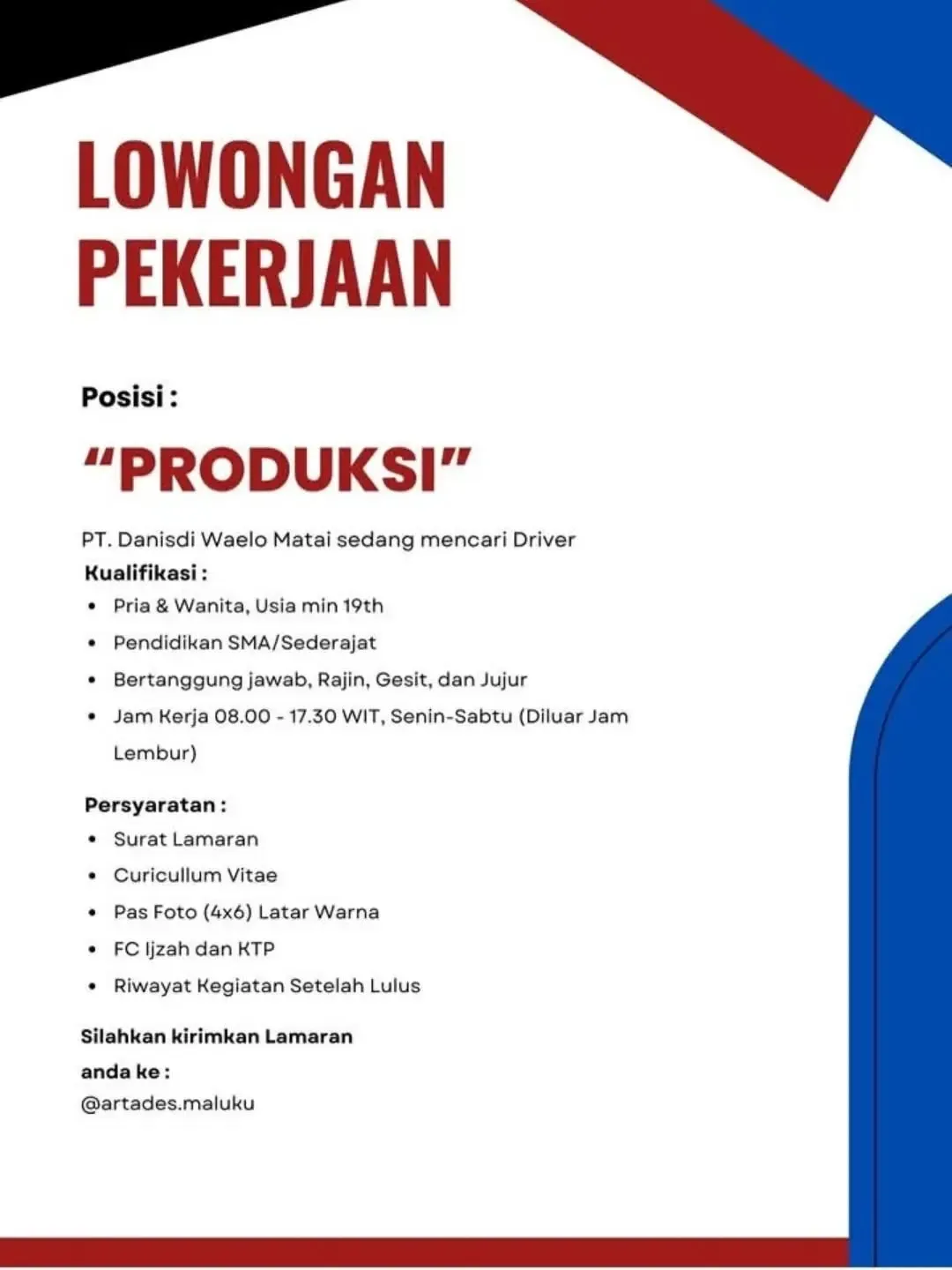 Logo PT. Danisdi Waelo Matai