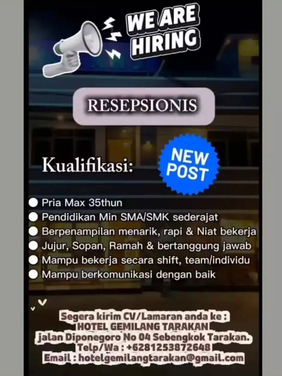 Logo HOTEL GEMILANG TARAKAN