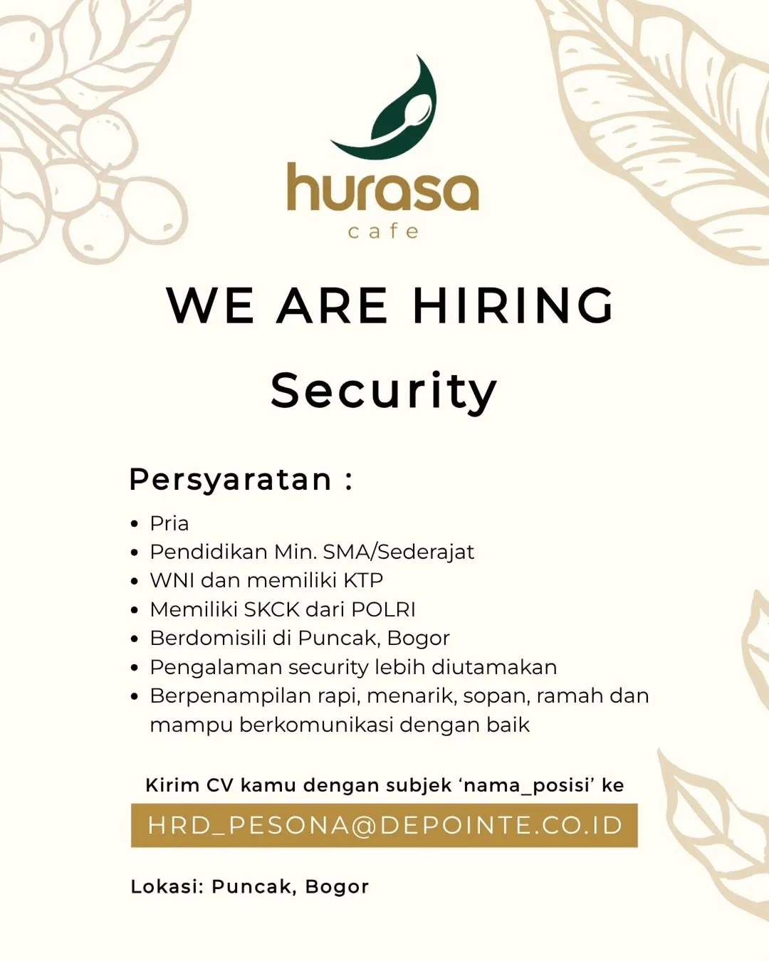 Logo Hurasa Cafe by De Pointe Resort