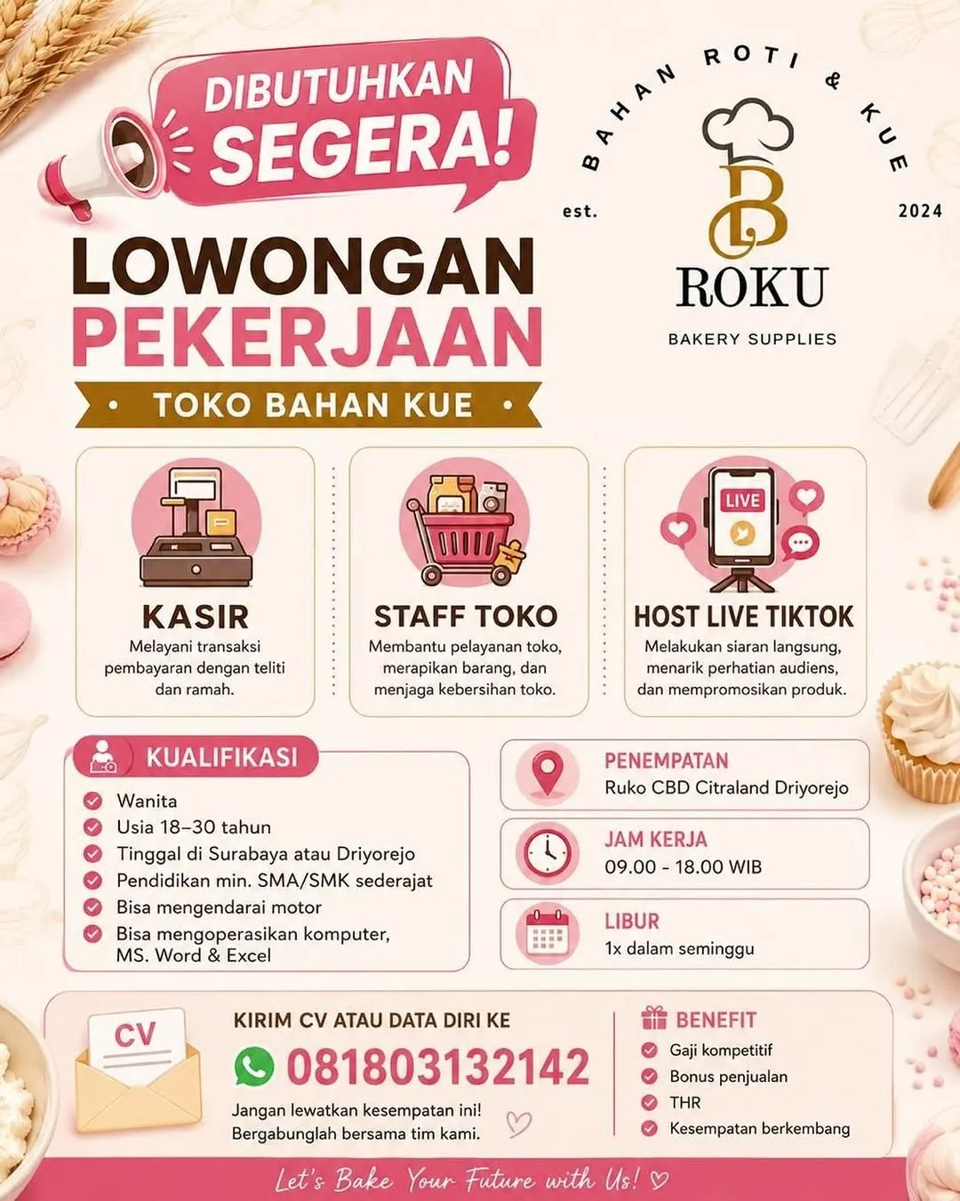 Logo Roku Bakery Supplies