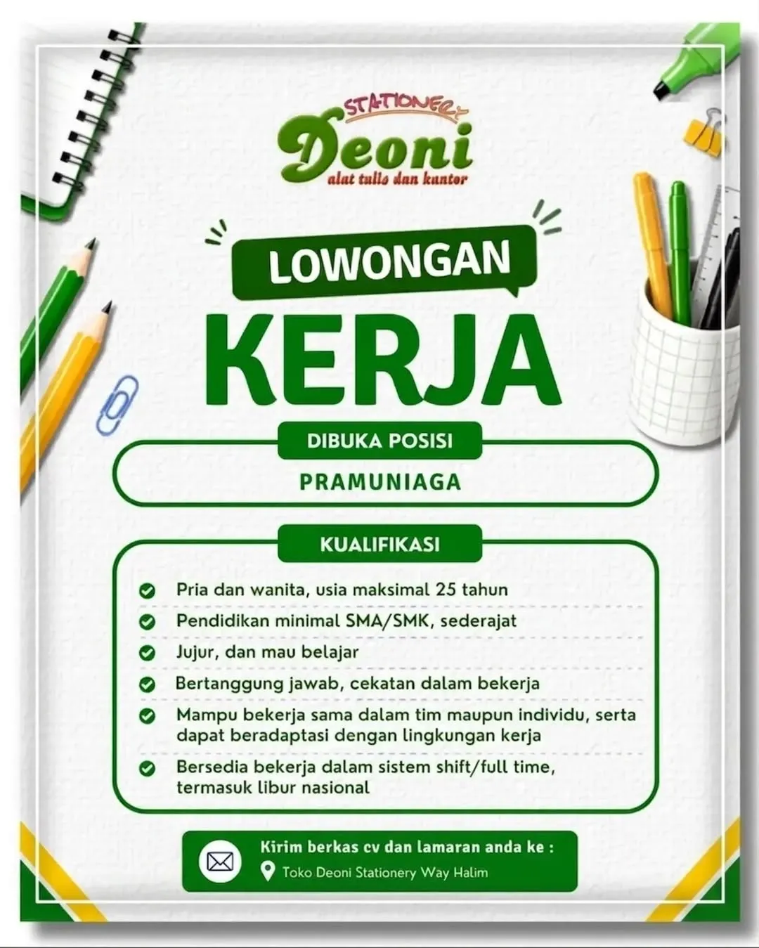 Logo Deoni Stationery
