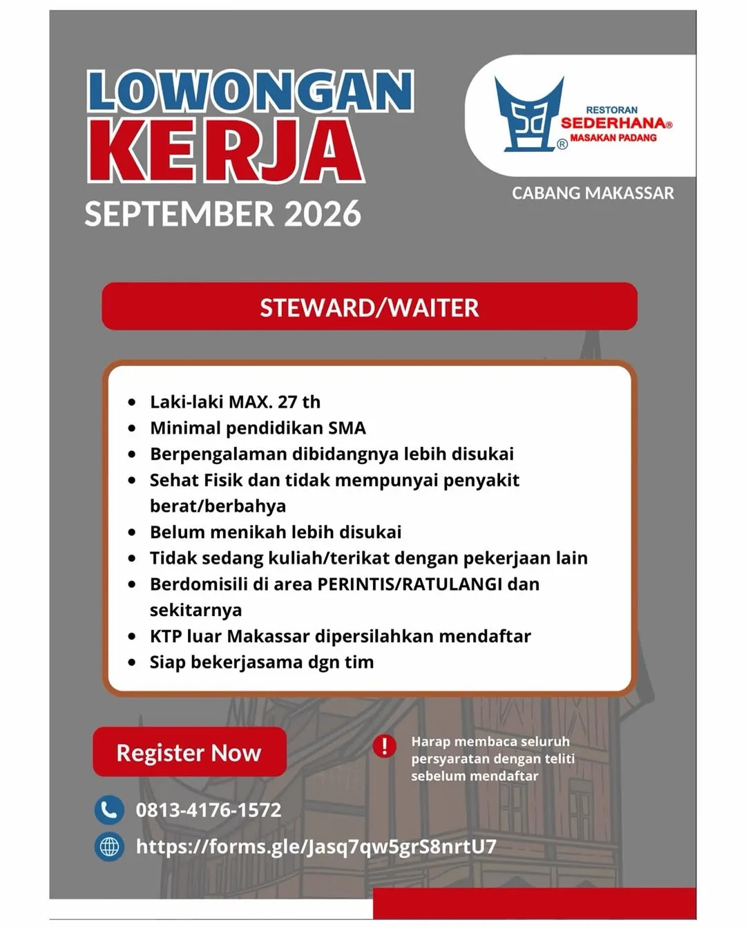 Logo Restoran Sederhana Cabang Makassar