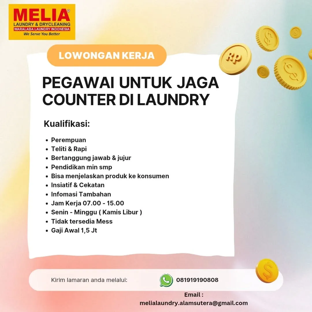 Logo Melia Laundry & Drycleaning
