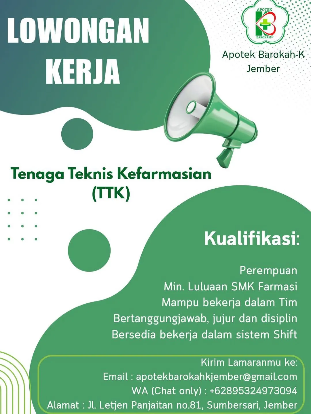 Logo Apotek Barokah-K Jember