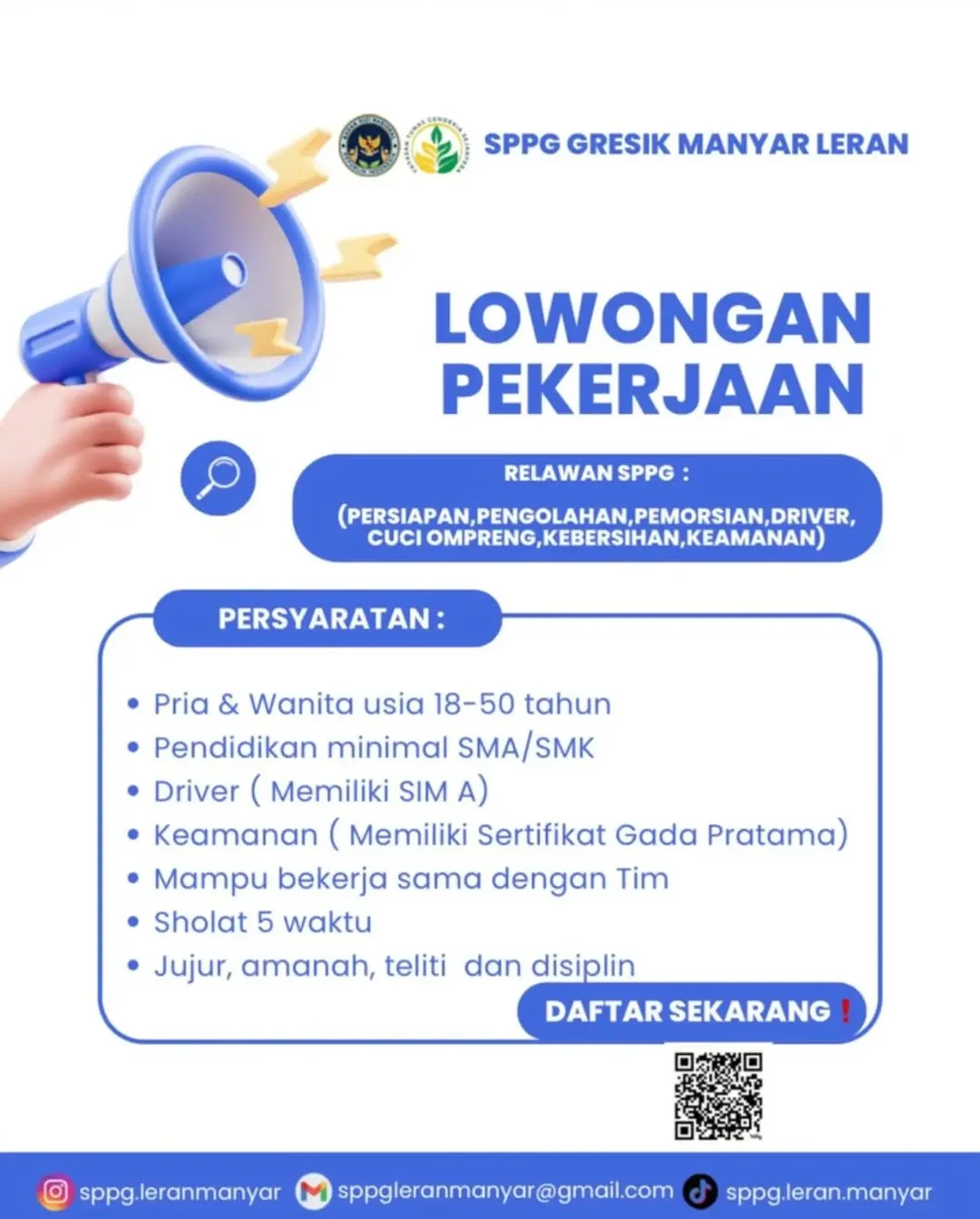 Logo SPPG Gresik Manyar Leran