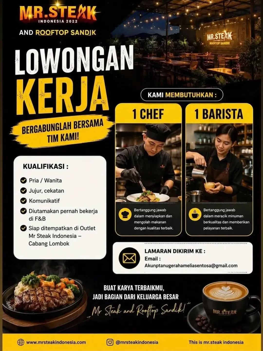Logo Mr. Steak Indonesia