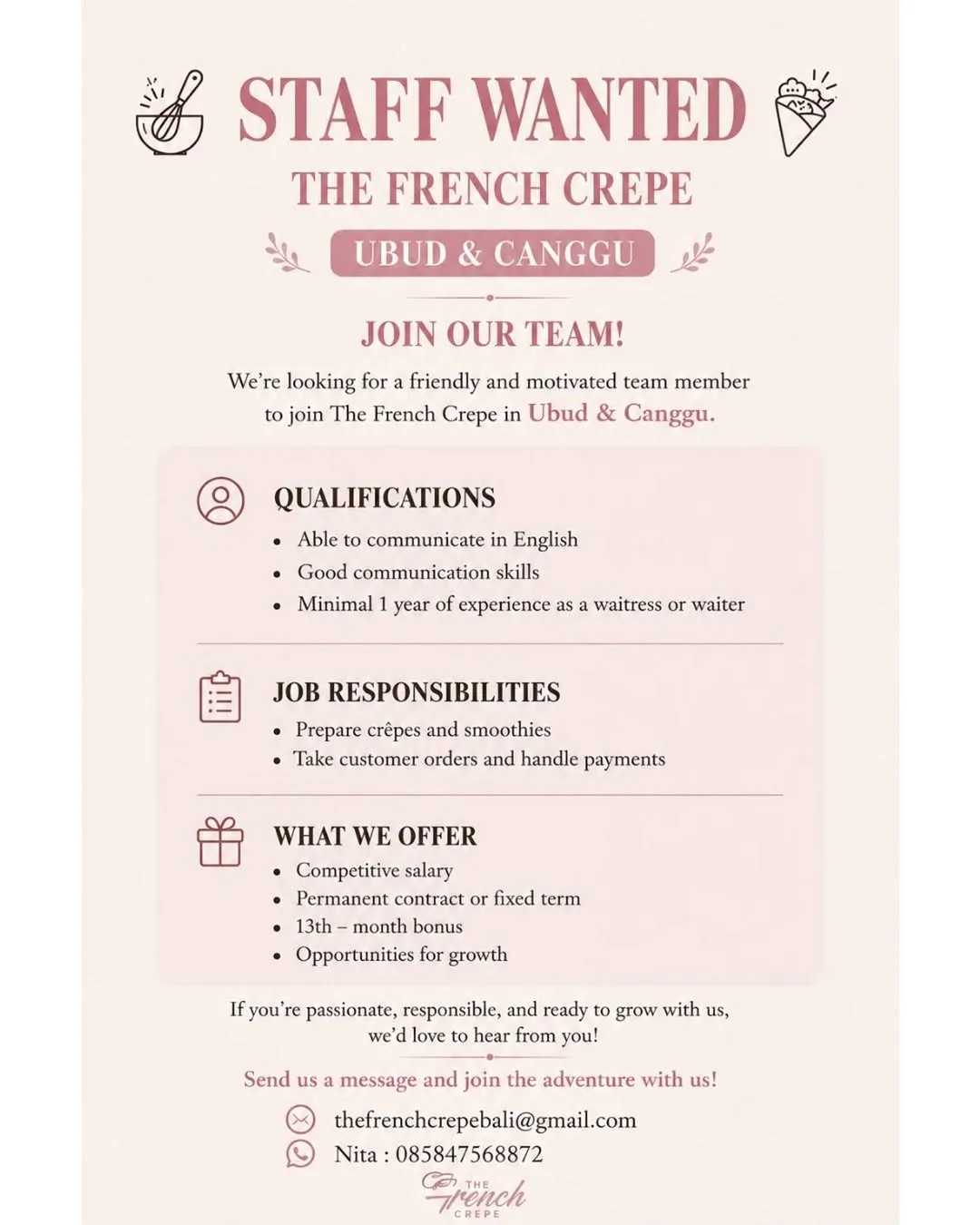 Logo THE FRENCH CREPE