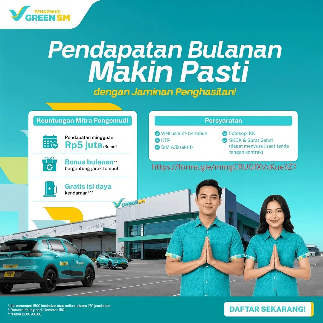 Logo Pengemudi Green SM