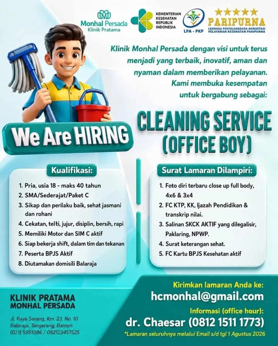Logo Klinik Pratama Monhal Persada