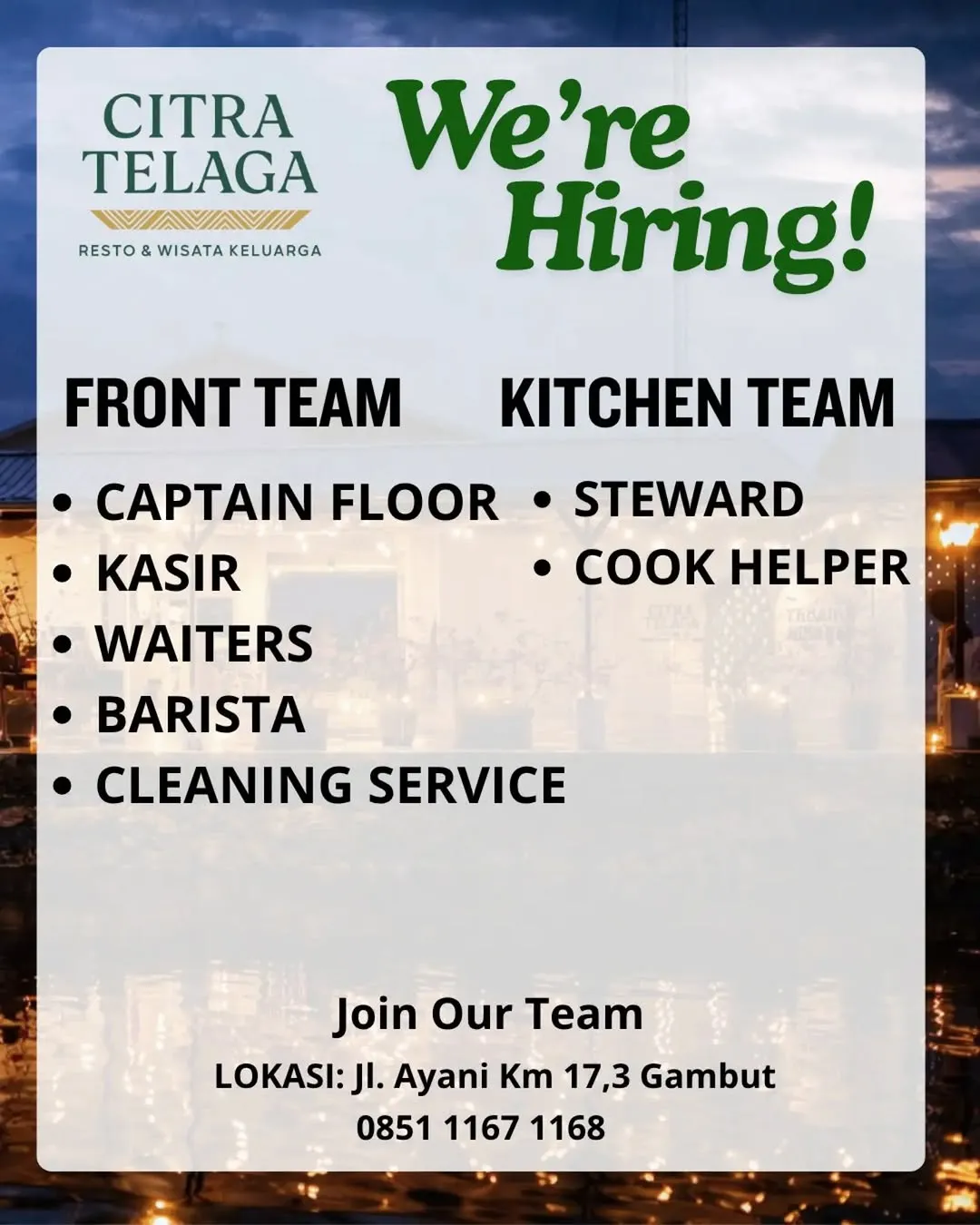 Logo CITRA TELAGA RESTO & WISATA KELUARGA
