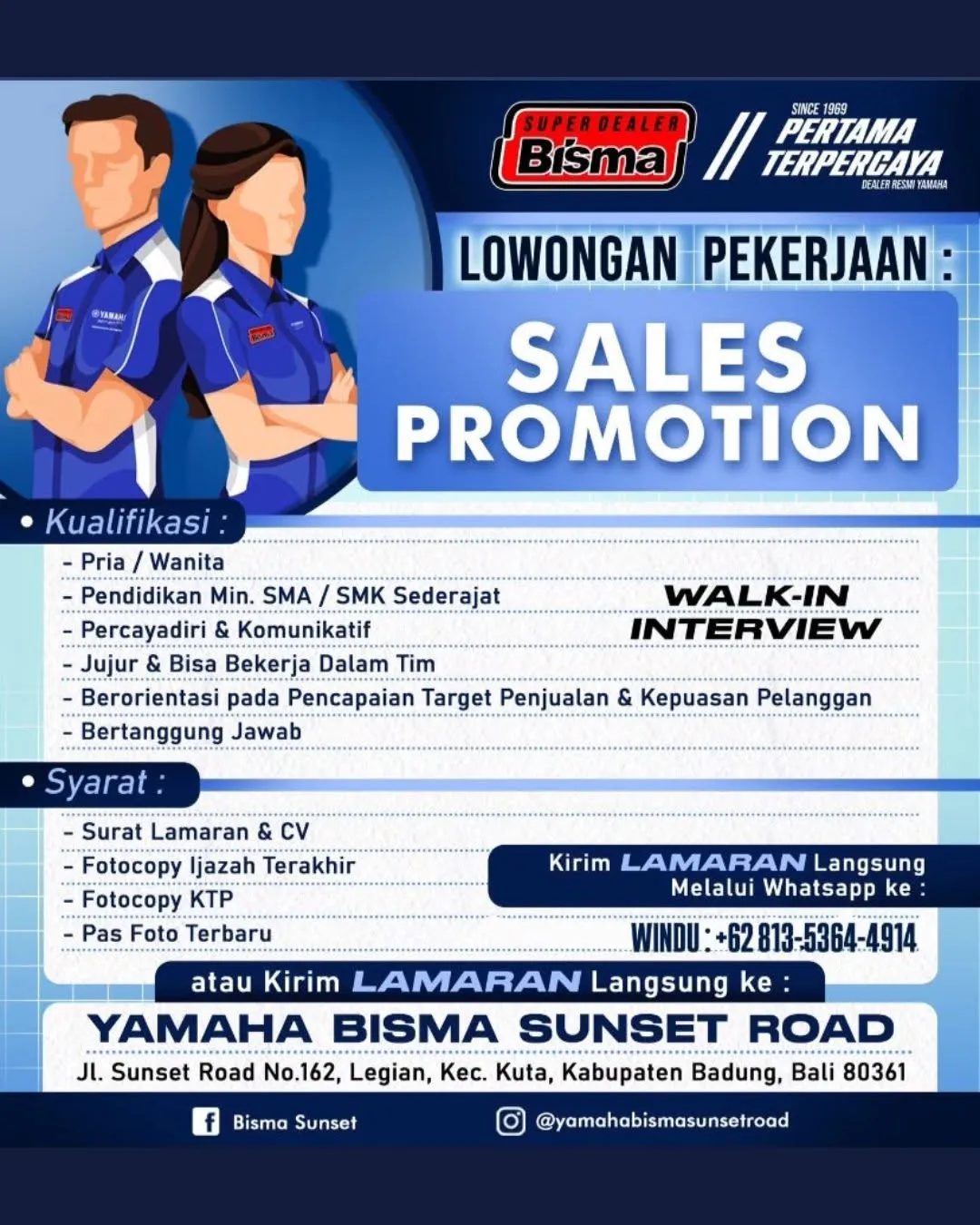 Logo Yamaha Bisma Sunset Road