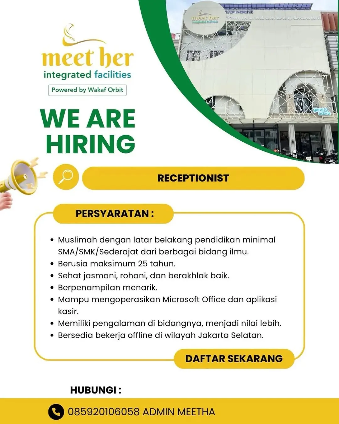 Logo meet her integrated facilities
