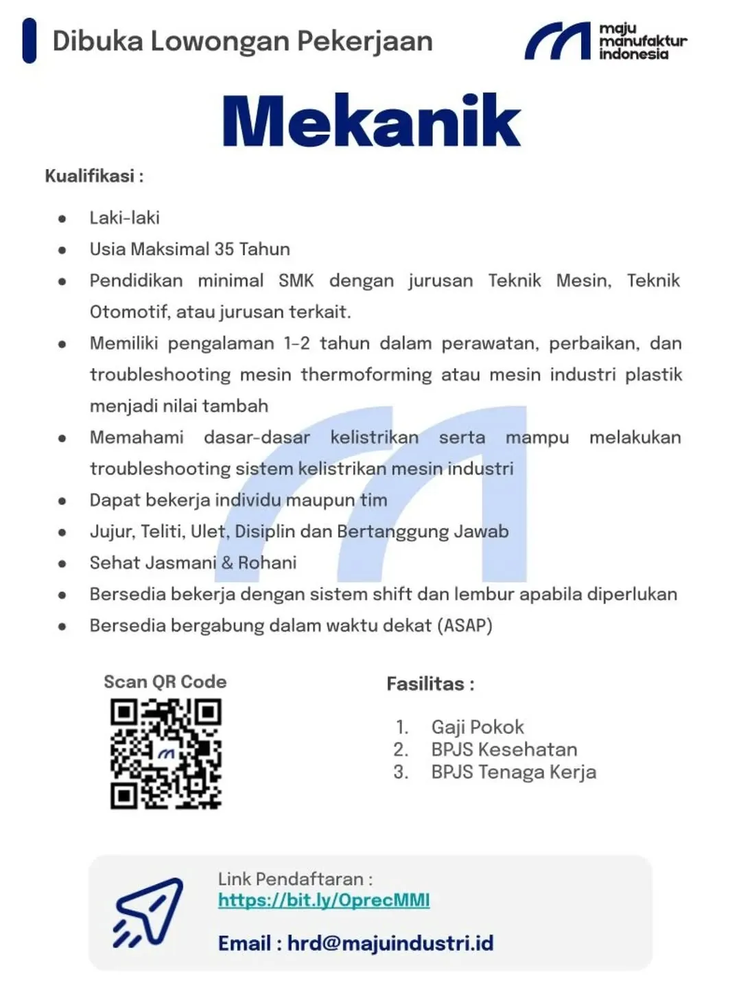 Logo Maju Manufaktur Indonesia
