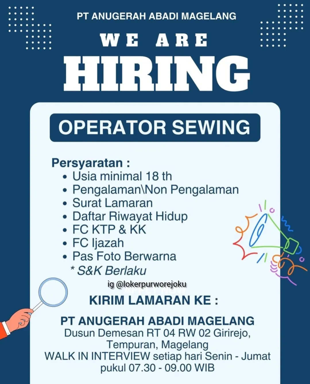 Logo PT ANUGERAH ABADI MAGELANG