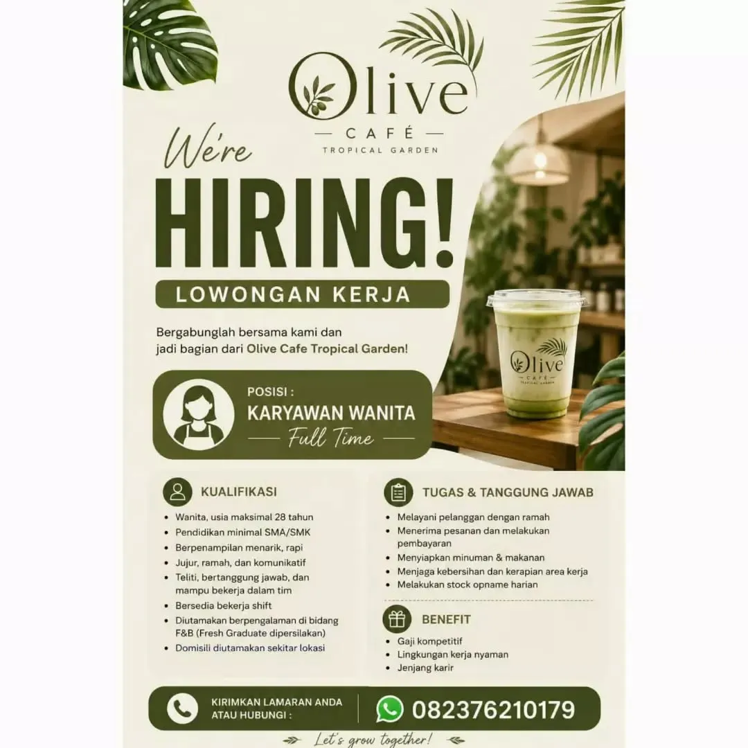 Logo Olive Caf&eacute; Tropical Garden