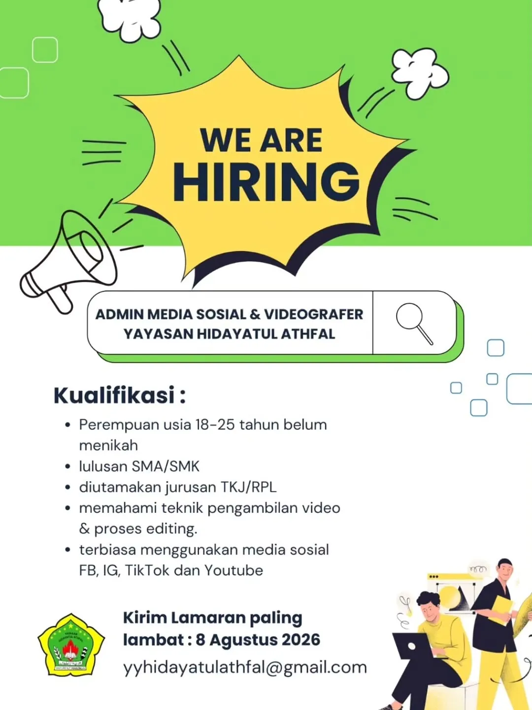 Logo YAYASAN HIDAYATUL ATHFAL
