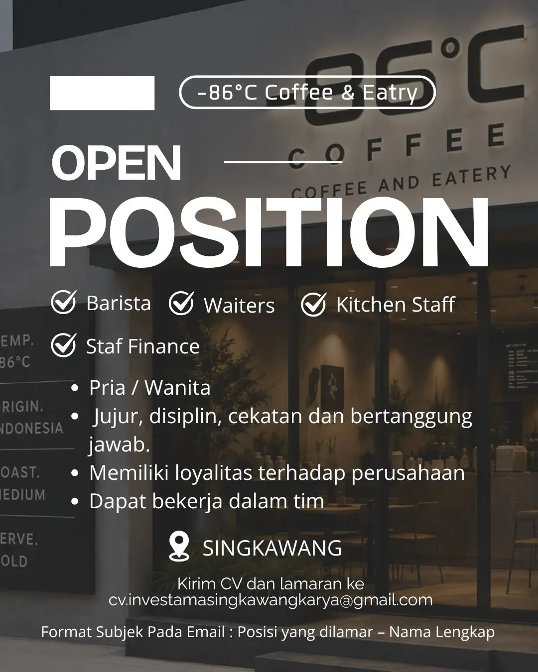 Logo -86°C Coffee & Eatery