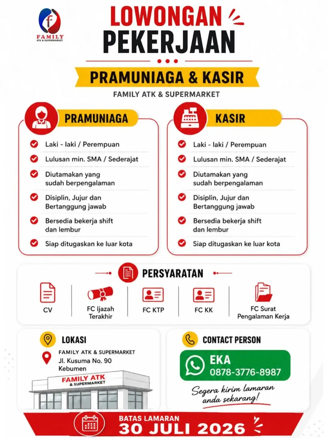 Logo FAMILY ATK & SUPERMARKET