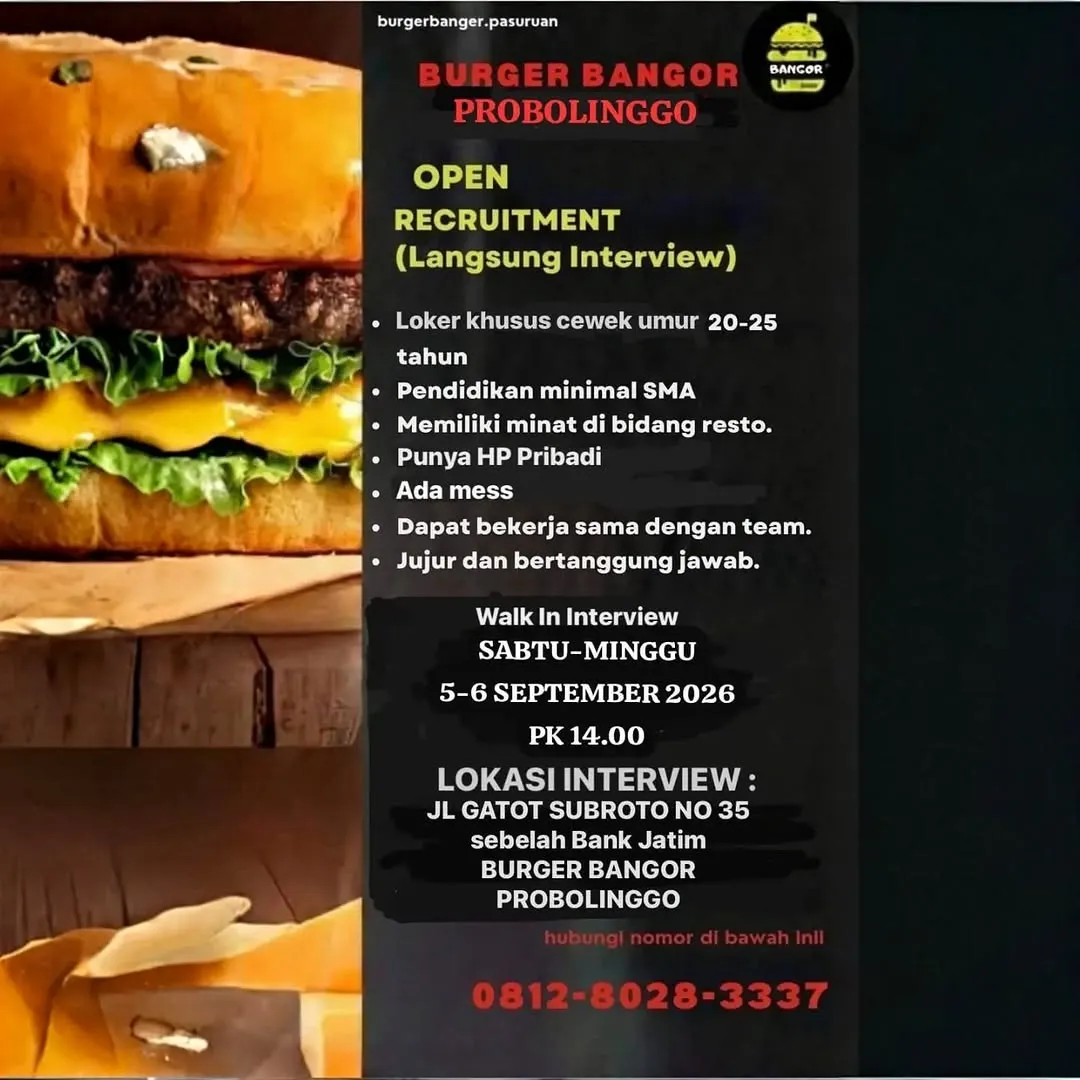 Logo Burger Bangor Probolinggo