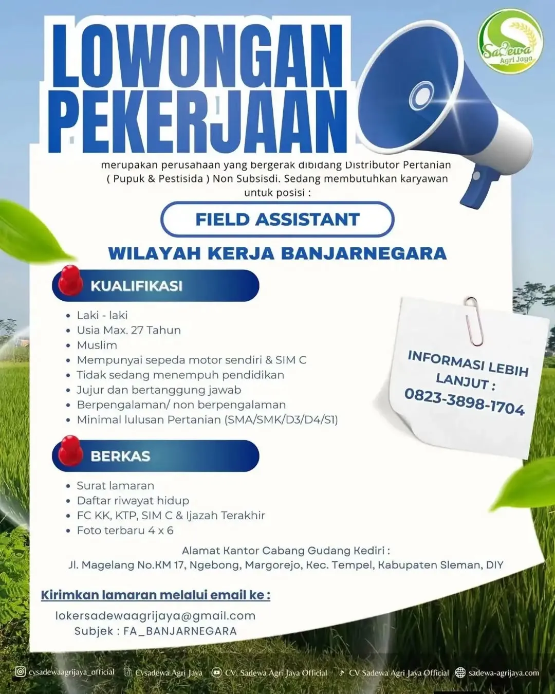 Logo CV Sadewa Agri Jaya