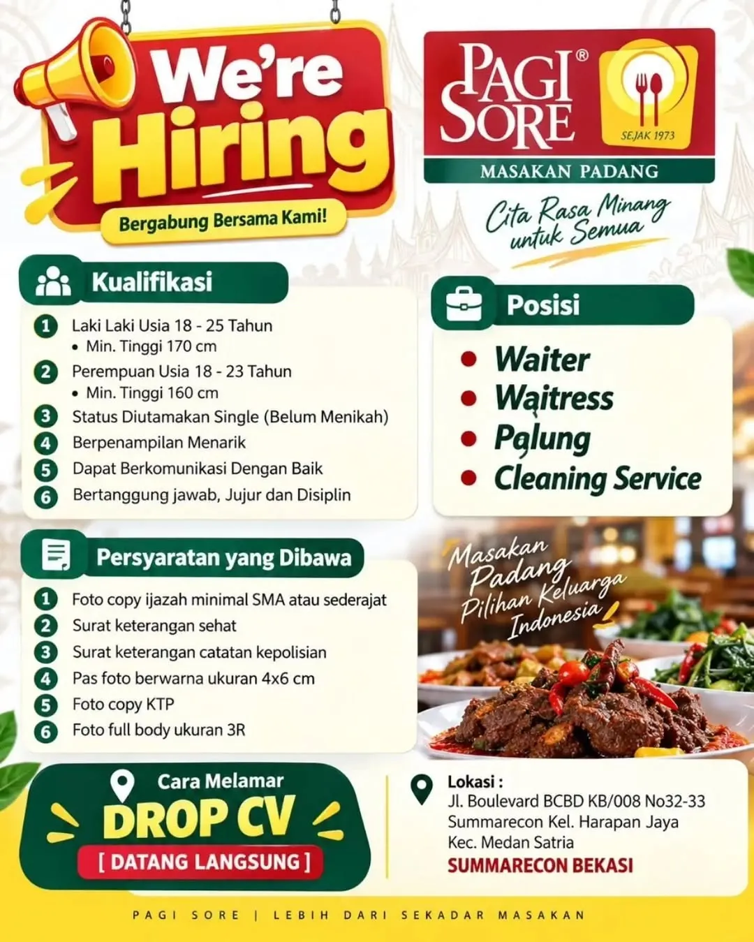 Logo Pagi Sore Masakan Padang