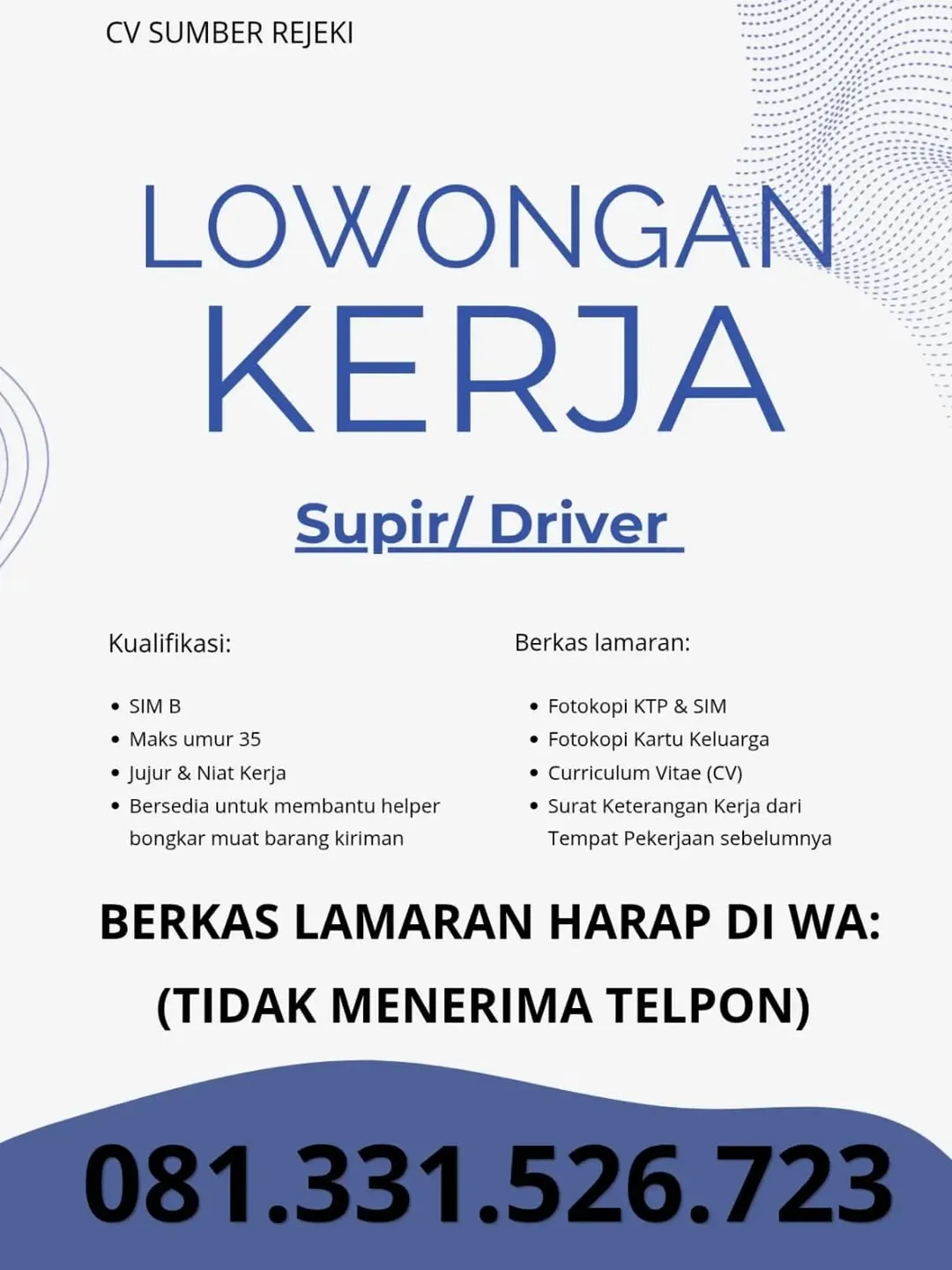 Logo CV Sumber Rejeki