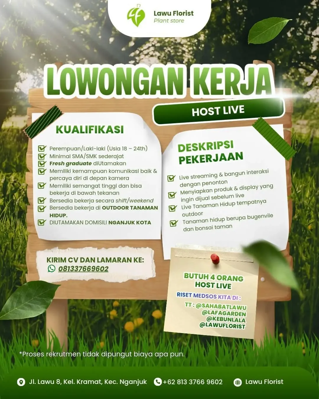 Logo Lawu Florist