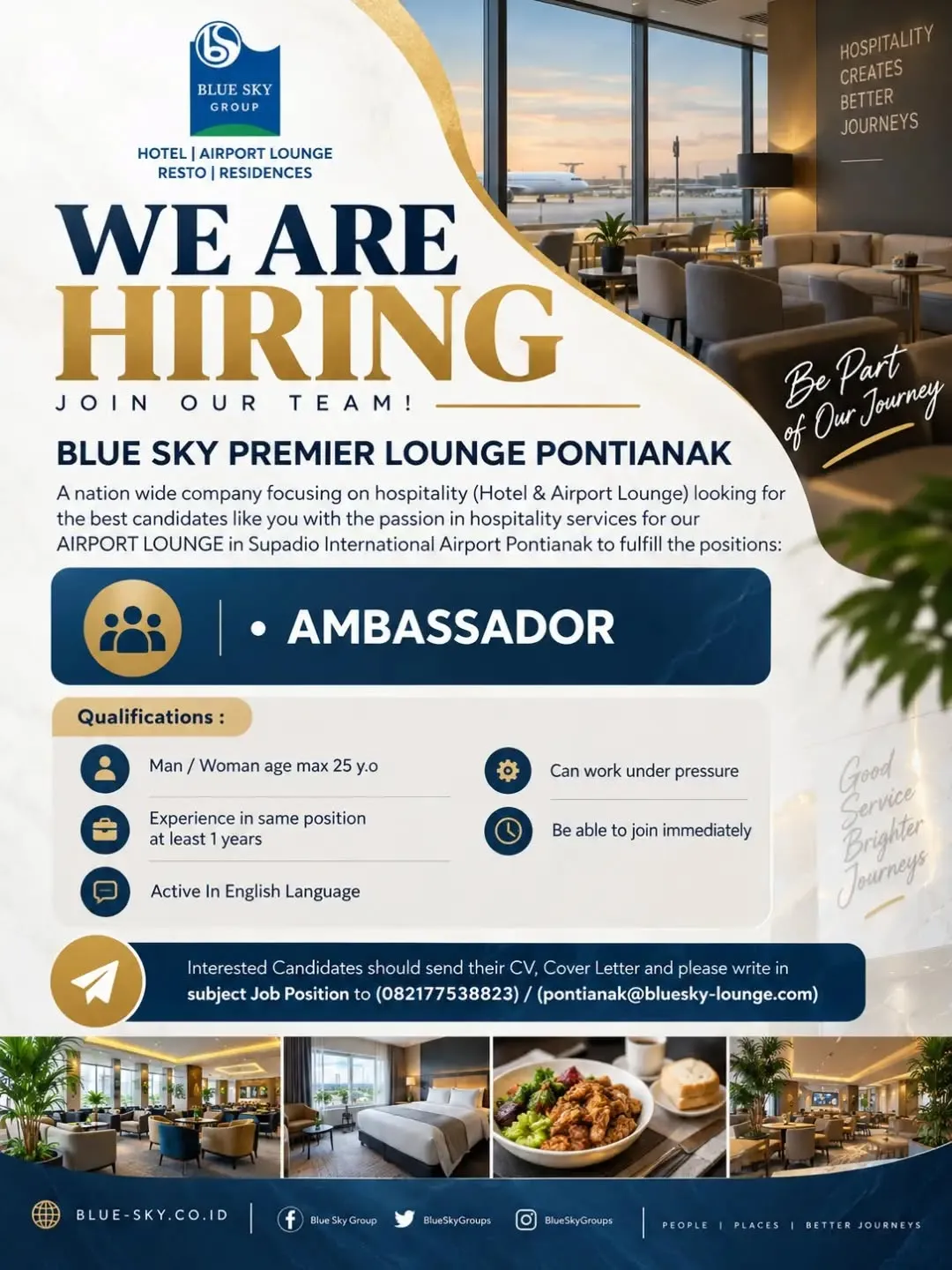 Logo Blue Sky Premier Lounge Pontianak