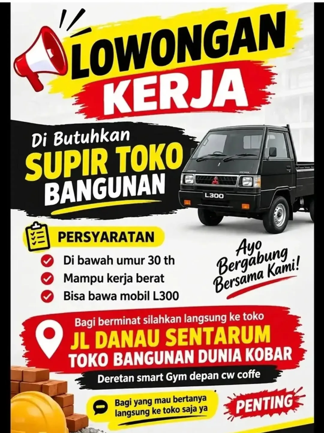 Logo Toko Bangunan Dunia Kobar