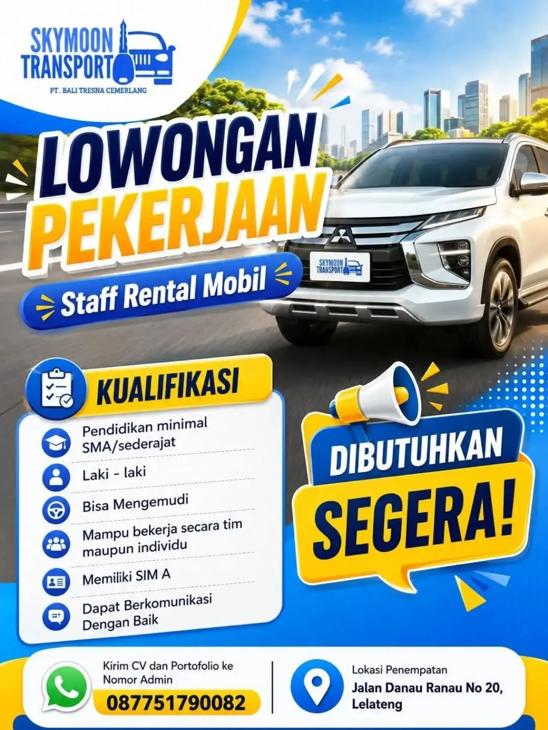 Logo PT. Bali Tresna Cemerlang (Skymoon Transport)