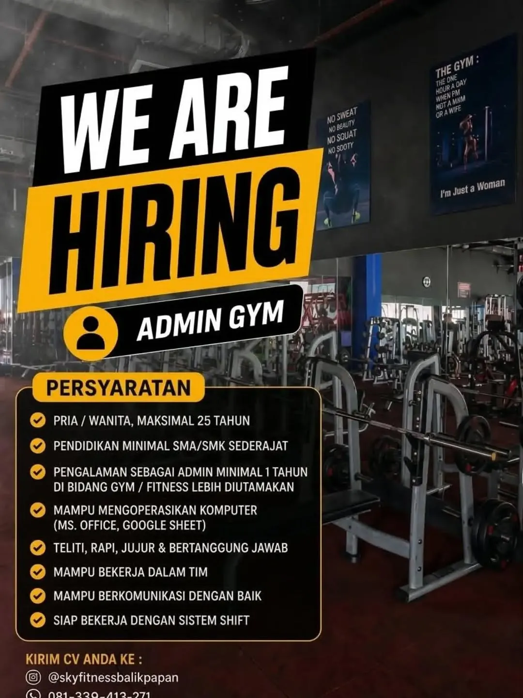 Logo Sky Fitness Balikpapan