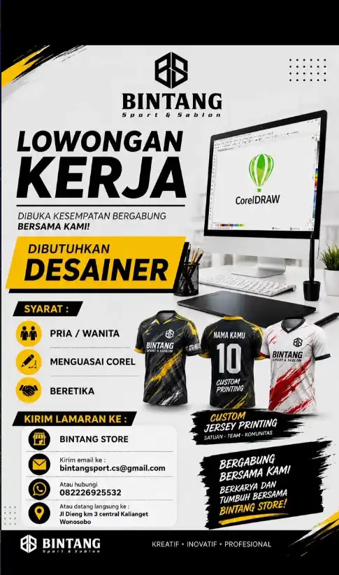 Logo bintang sport & sablon