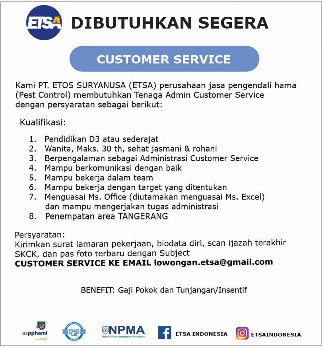 Logo PT. ETOS SURYANUSA
