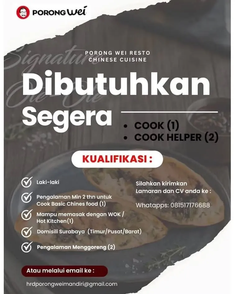 Logo PORONG WEI RESTO