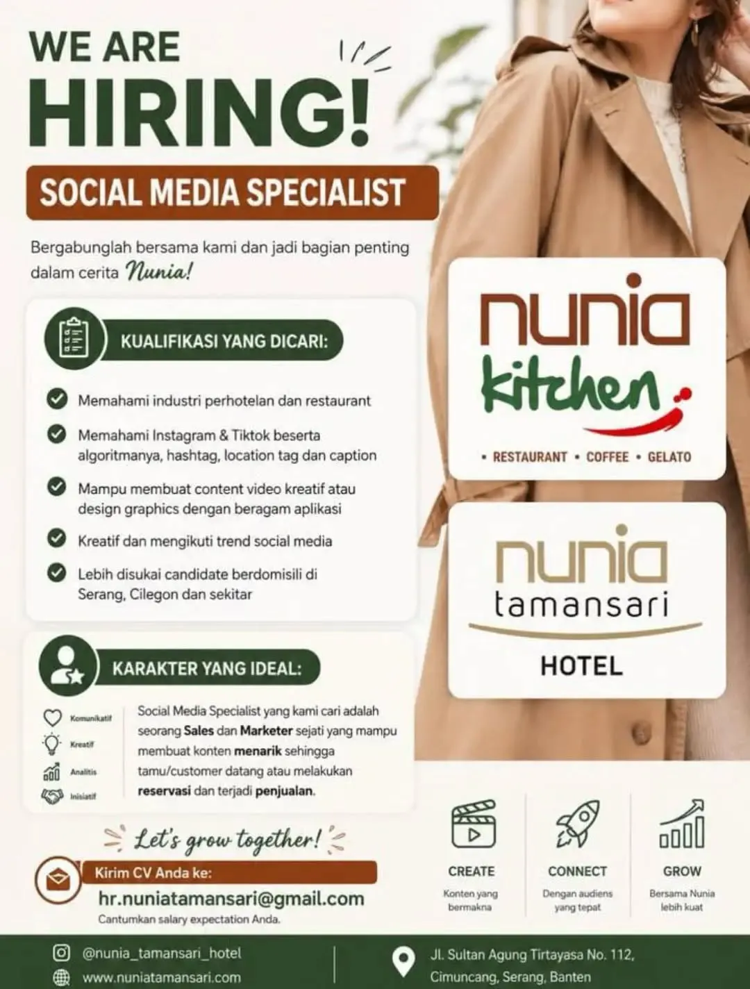 Logo Nunia Tamansari Hotel & Nunia Kitchen
