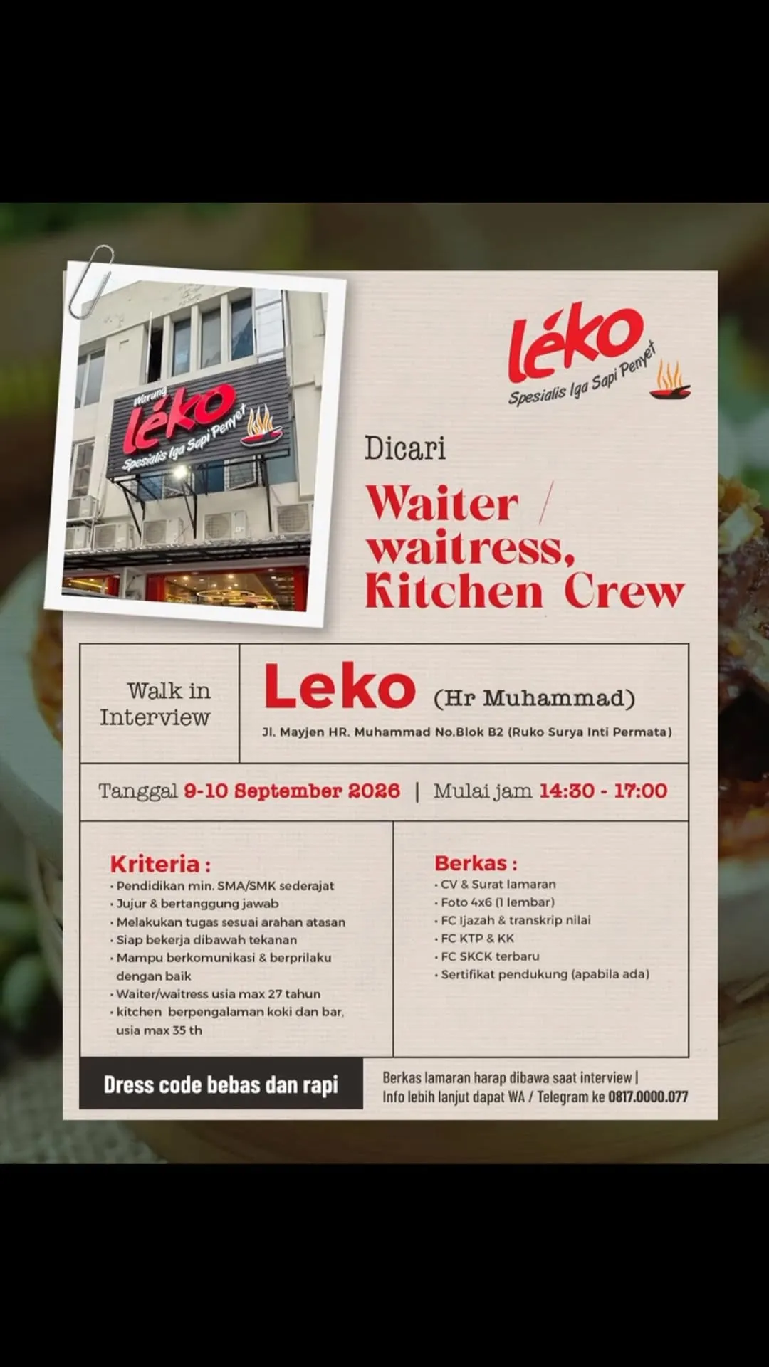 Logo Warung Leko